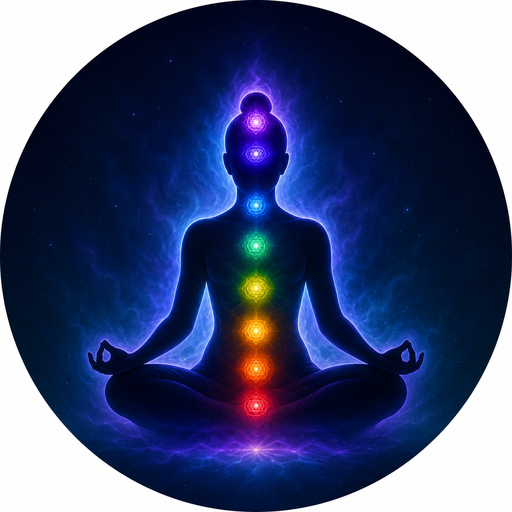 Aura chakra healing icon